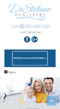 Mobile Screenshot of destefanodentistry.com