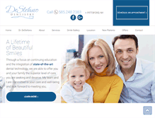 Tablet Screenshot of destefanodentistry.com